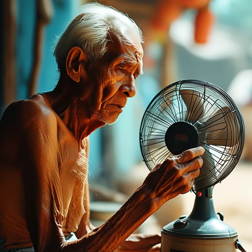 Fans may increase heat discomfort in older adults during dry, hot conditions